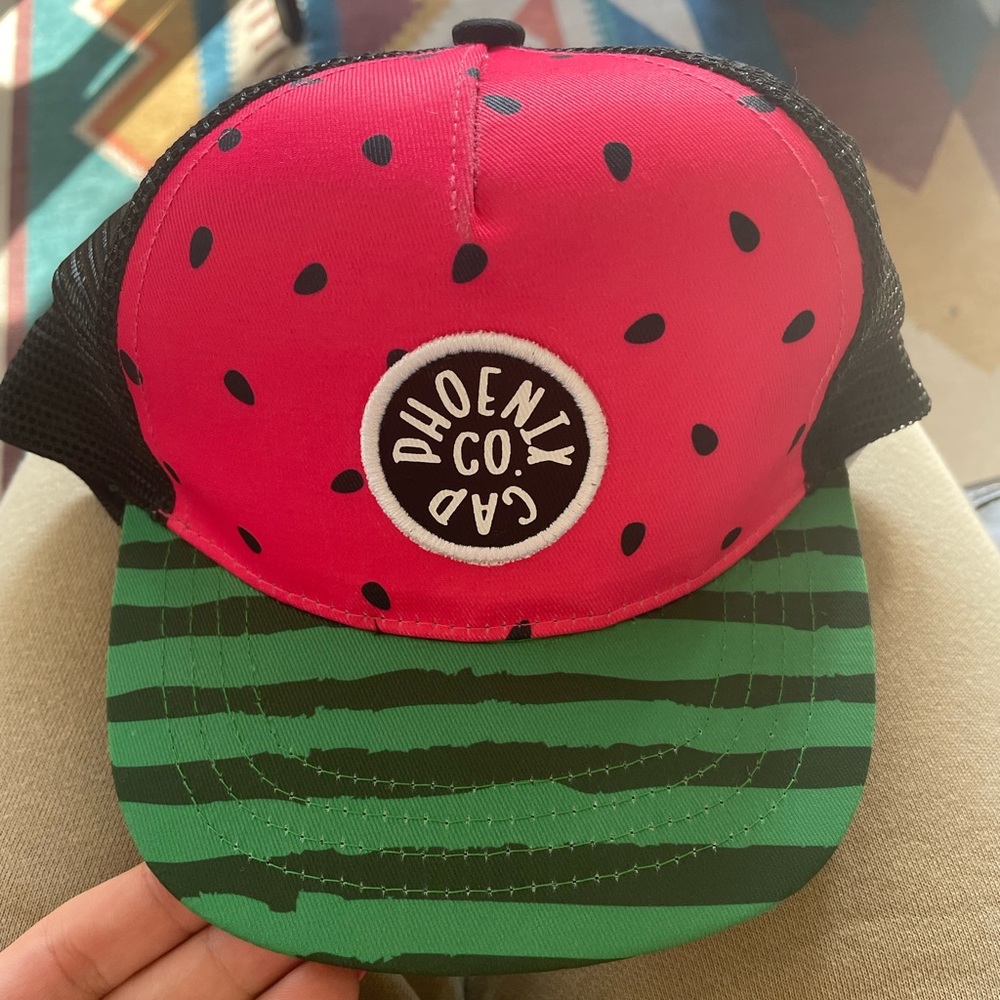 0-2yrs old watermelon trucker hat! Used once
